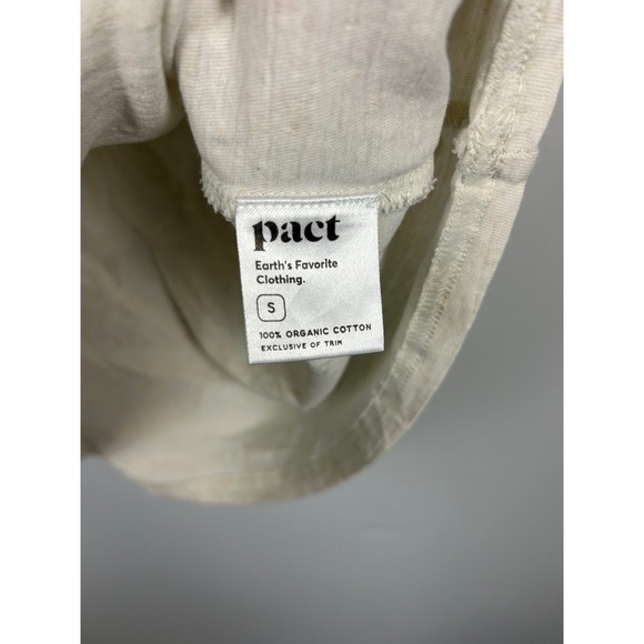 Lot of THREE Pact Organic Cotton Heathered Muscle Tee Tank Top Small Gray Pink - Picture 10 of 15